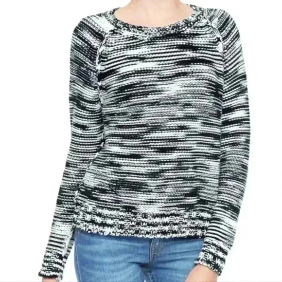 TRUE Religion Hand Knit Chunky Cotton Classic Preppy Old Money Women's Small - Picture 1 of 15